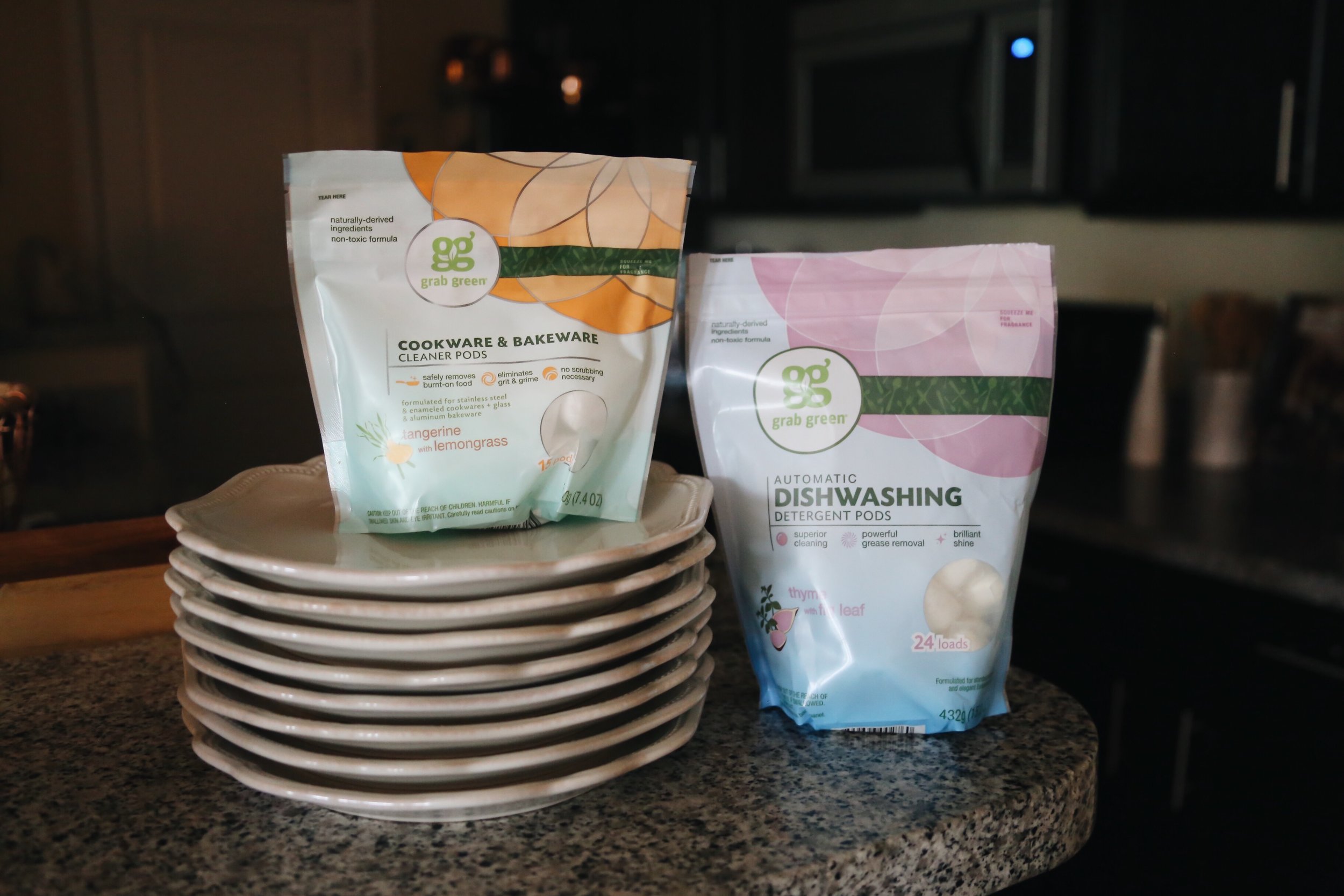  Dishwashing pods are so much eaiser than using detergent in the dishwasher. These get those dishy squeaky clean without a film of toxins that we later eat with our mean (yes, I just said it).  Even better, there are pods for cook and bakeware, too! 