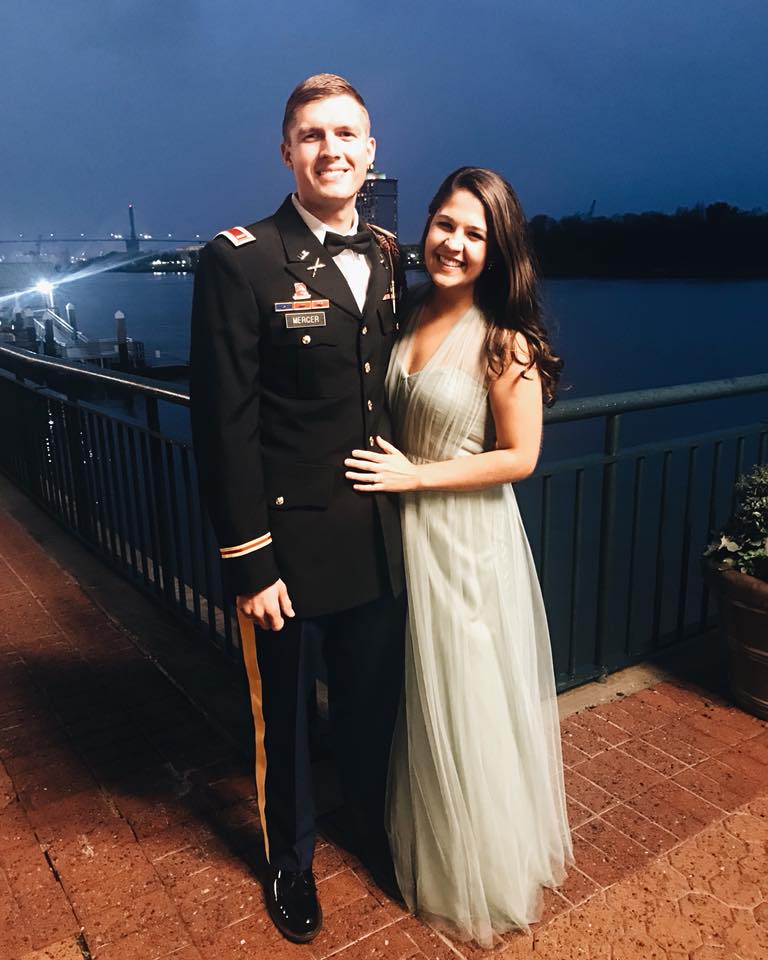 Mary Scott and Daniel at the military ball